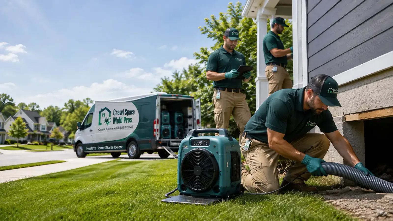 Crawl Space Mold Removal in Pulaski, IL
